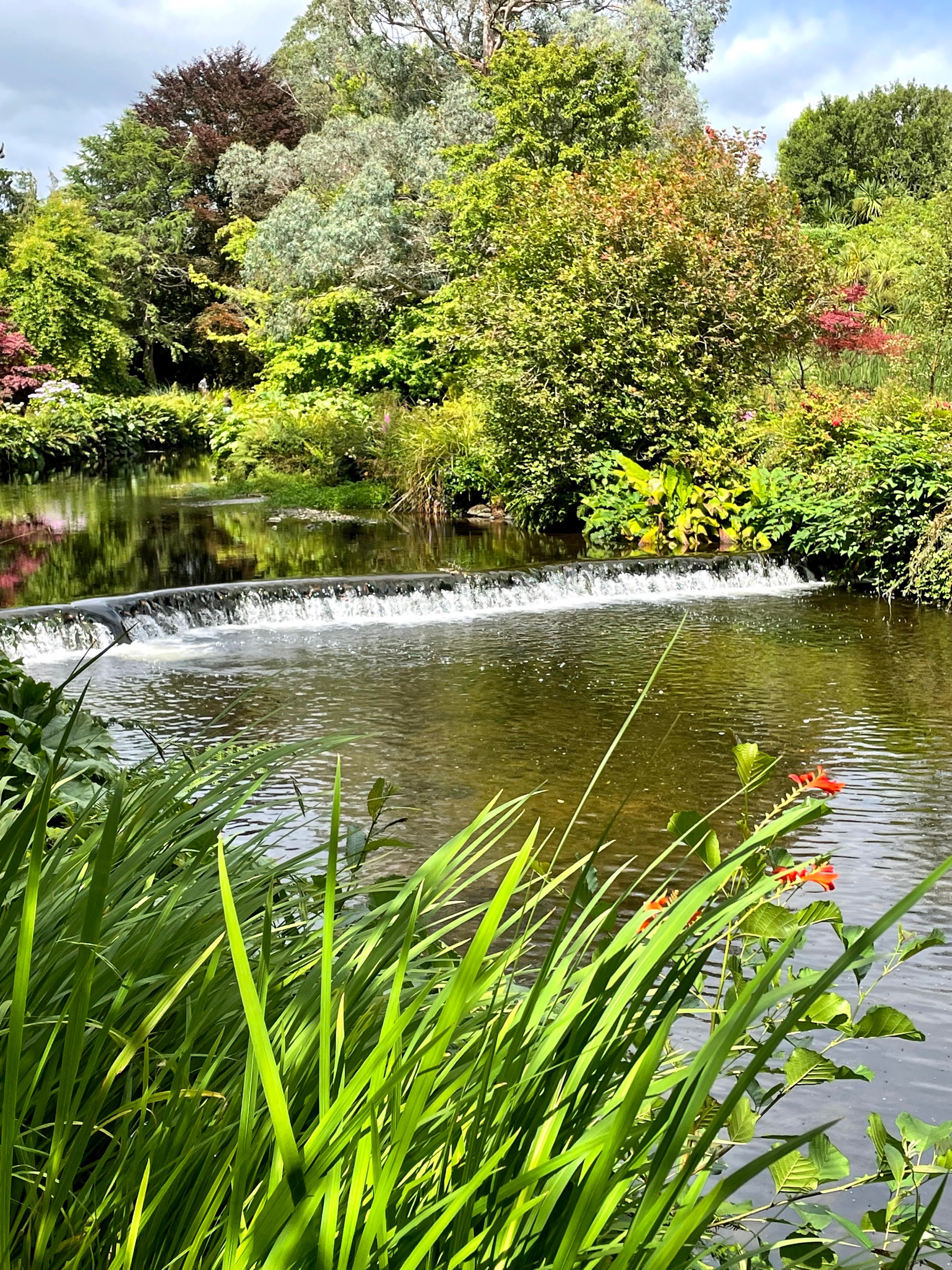 Lake With Small Waterfall